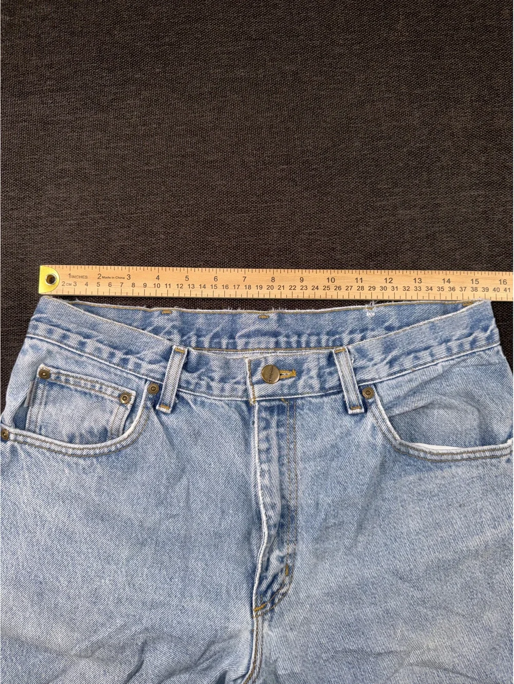 Carhartt Light Blue Denim Jeans with Classic Fit